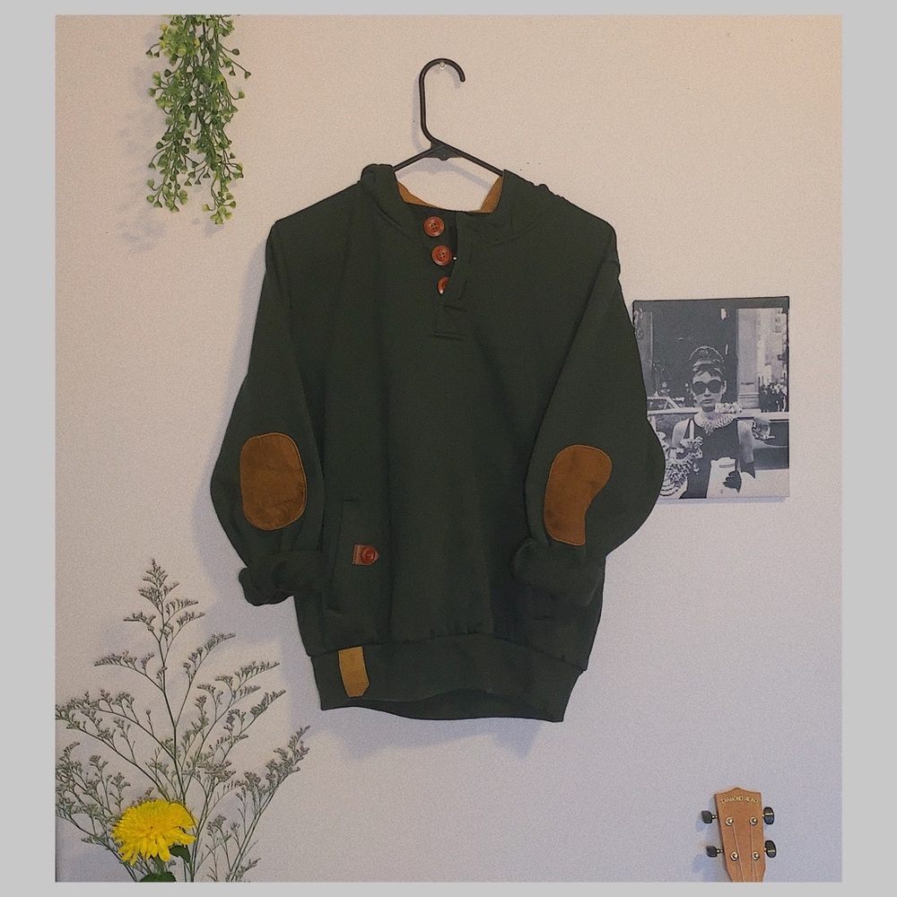 Vintage Green Hoodie